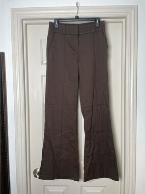 AE stretch mid rise flare trouser.